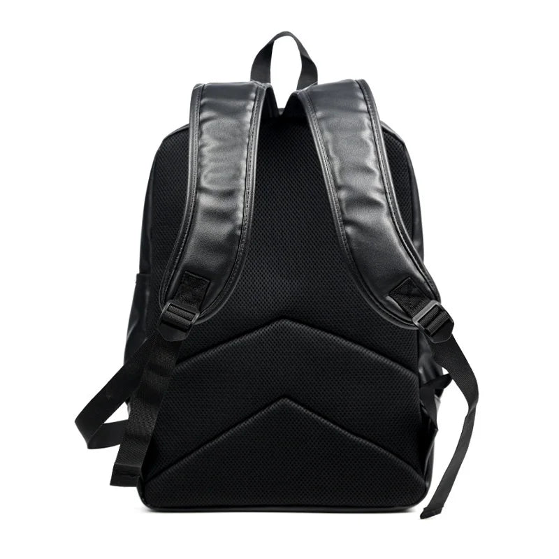 Sac à dos homme cuir PU étanche 14"