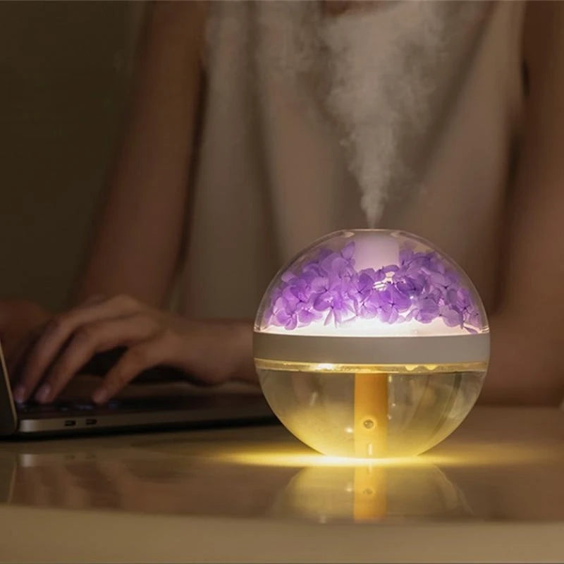 Diffuseur Floral Ultrasonique – Ambiance Zen & Humidification Élégante