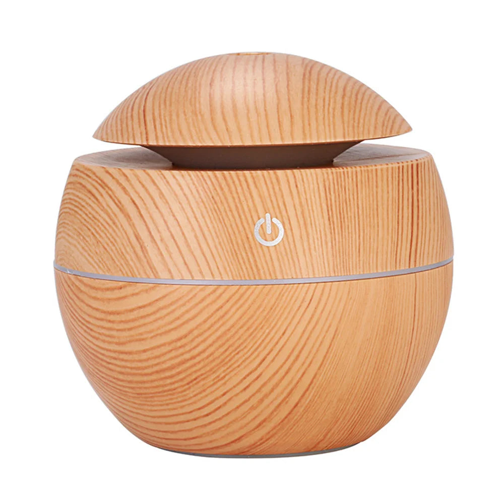 Diffuseur Brume & LED Bois – 200ml USB Silencieux