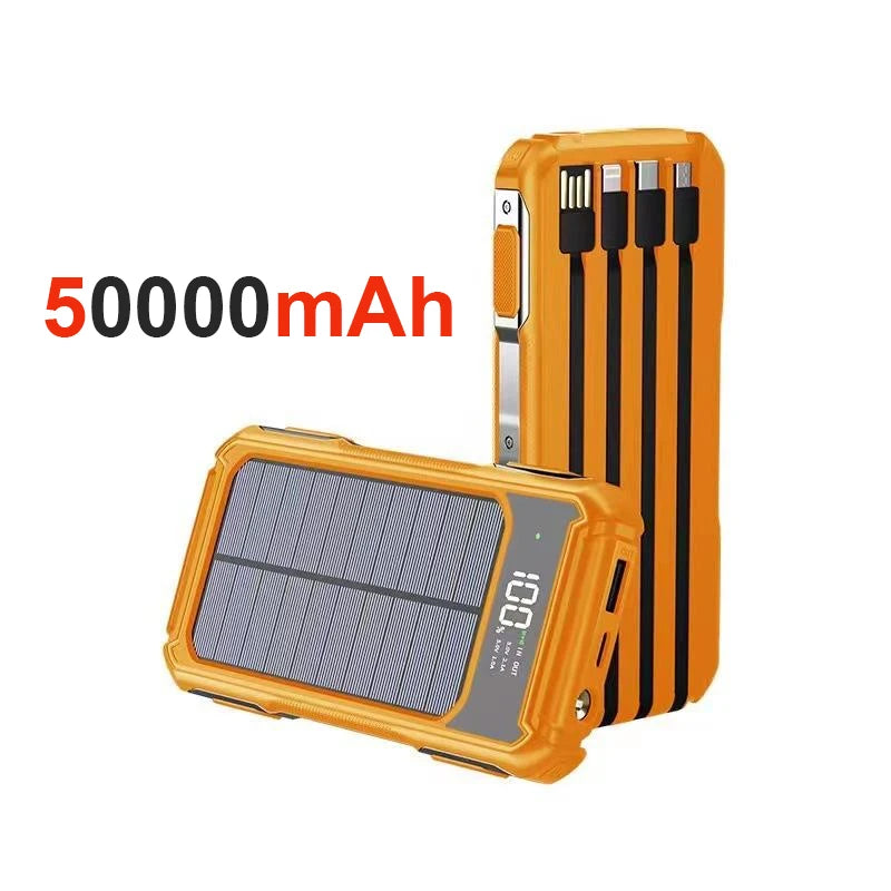 Batterie Solaire 10000mAh – Charge Rapide & Écran LED