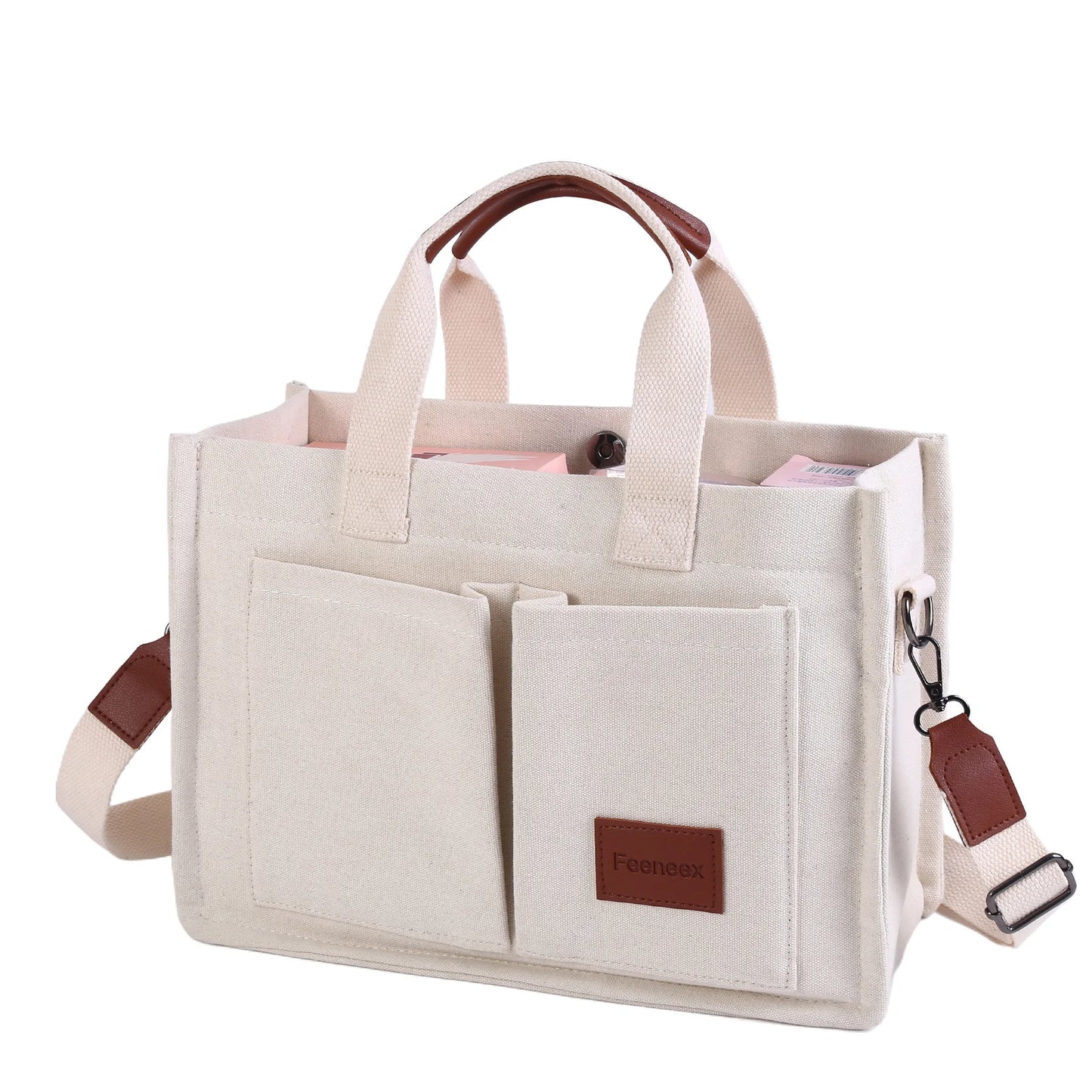 Sac tote canvas femme – moyen & polyvalent