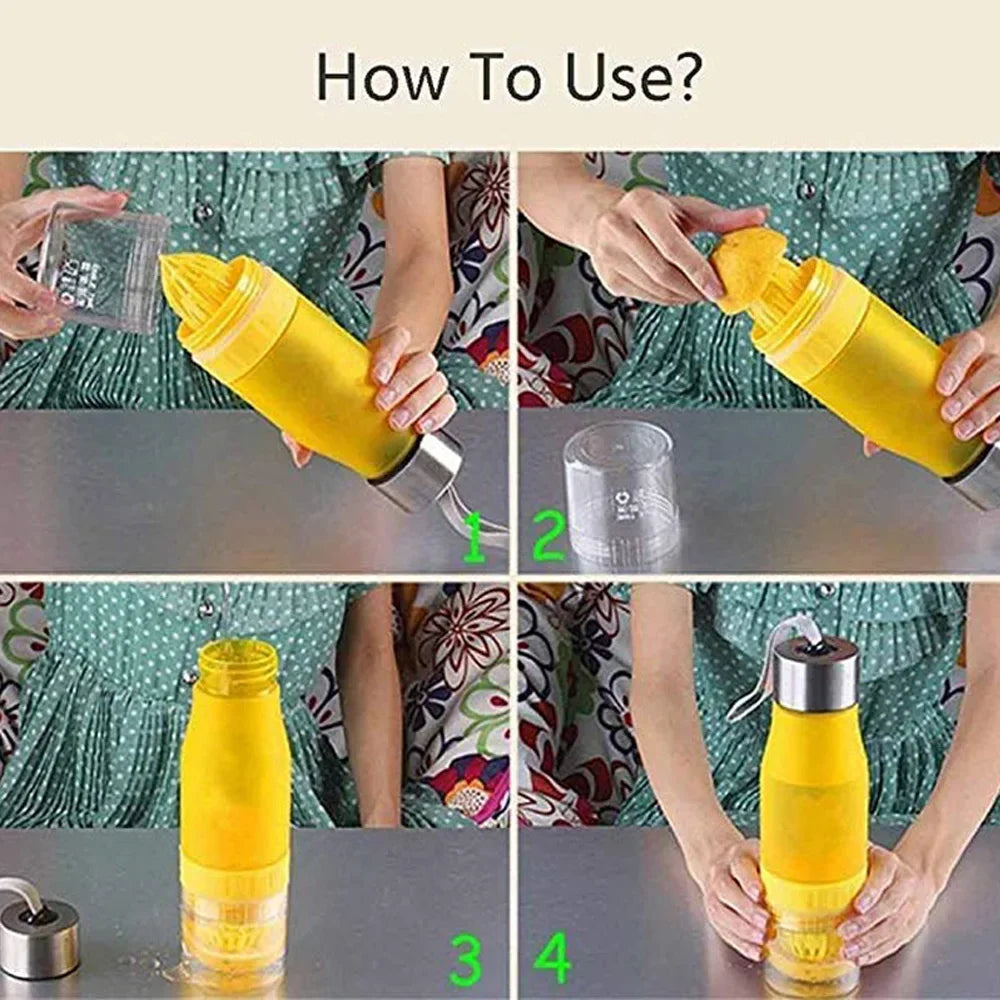 Gourde Infuseur de Fruits H2O – Étanche & Écologique