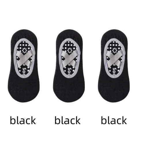 Chaussettes Antidérapantes Femme – Yoga, Pilates & Fitness