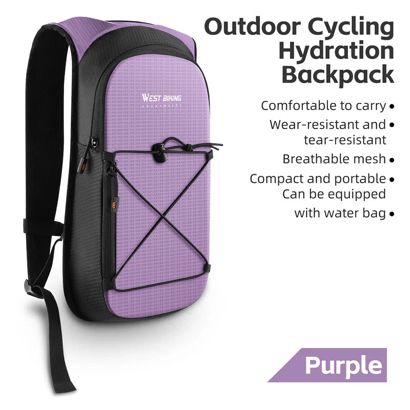 Sac Hydratation 7L WEST BIKING – Cyclisme & Randonnée