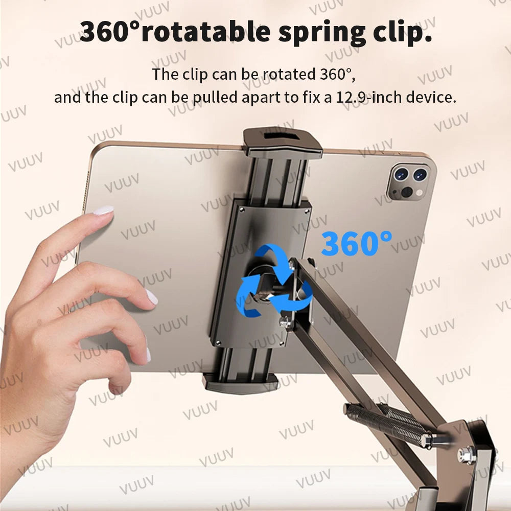 Bras Support Réglable pour Tablette – Confort Lit & Bureau