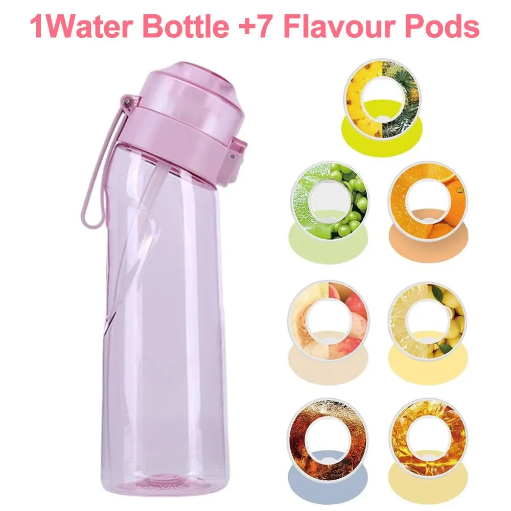 Gourde Aromatisée 650ml – 7 Capsules de Fruits & Sans BPA
