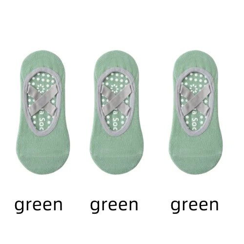 Chaussettes Antidérapantes Femme – Yoga, Pilates & Fitness