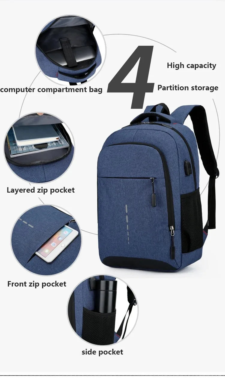 Sac à dos homme étanche USB ultra léger