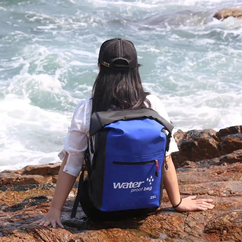 Sac à Dos Étanche 25L – Sport Nautique, Randonnée, Voyage