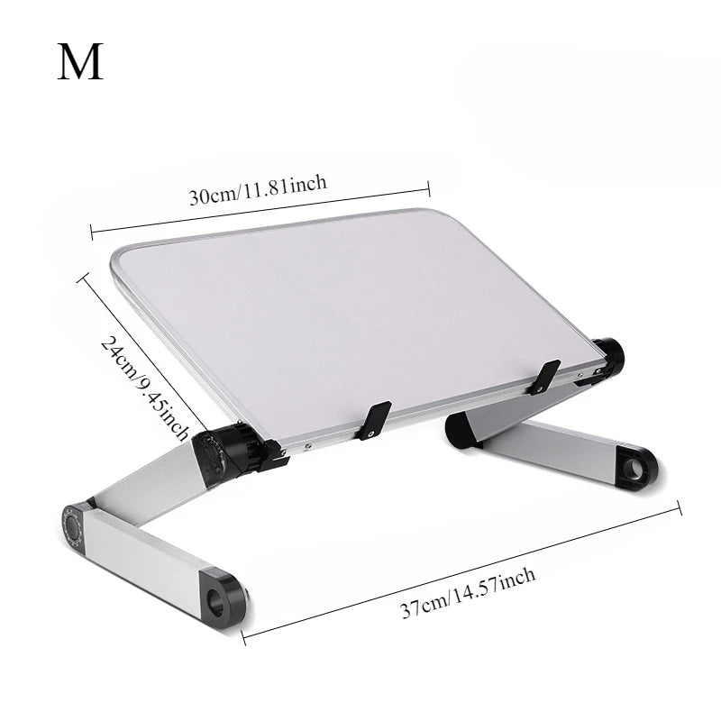 Support PC Portable Réglable – Aluminium Pliable
