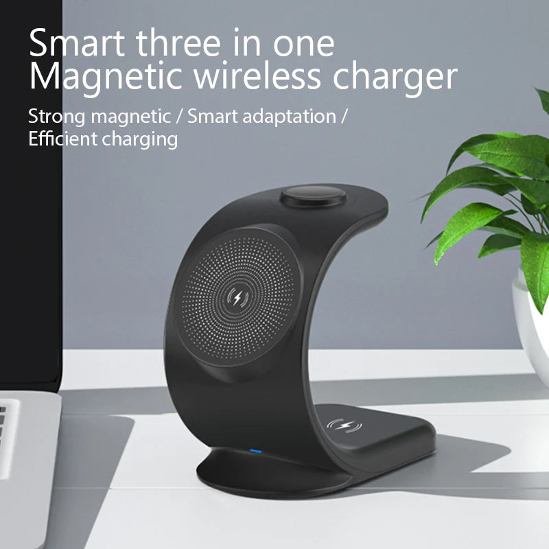 Support MagSafe 3-en-1 – Chargeur iPhone, Watch & AirPods
