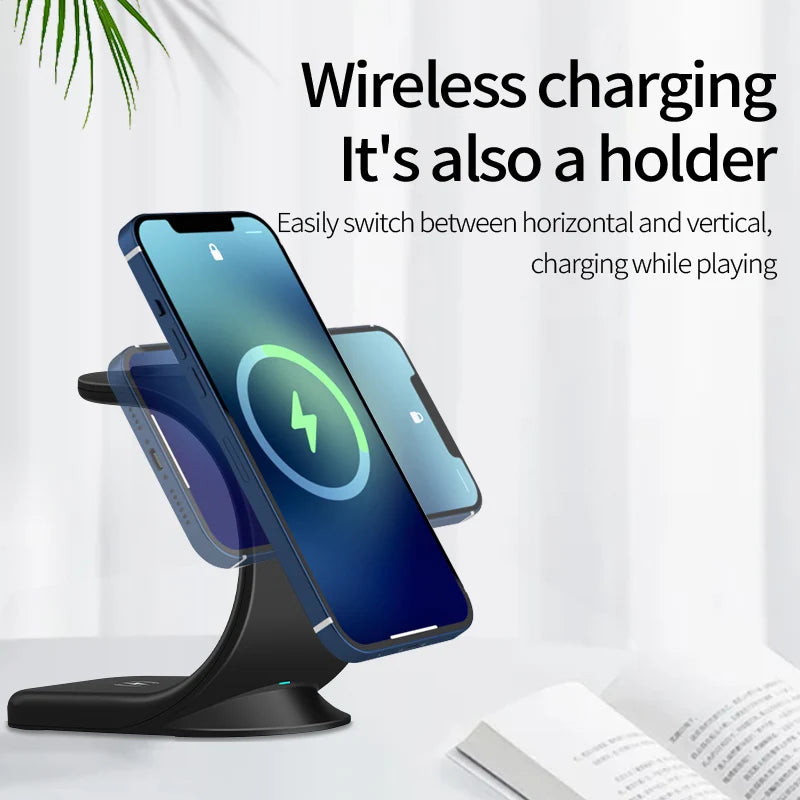 Support MagSafe 3-en-1 – Chargeur iPhone, Watch & AirPods