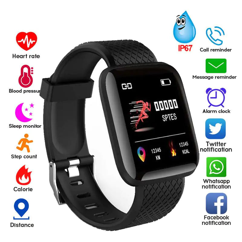 Montre Connectée Fitness – Suivi Santé & Activité