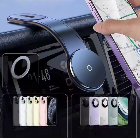 Support Voiture MagSafe avec Bras Flexible Magnétique