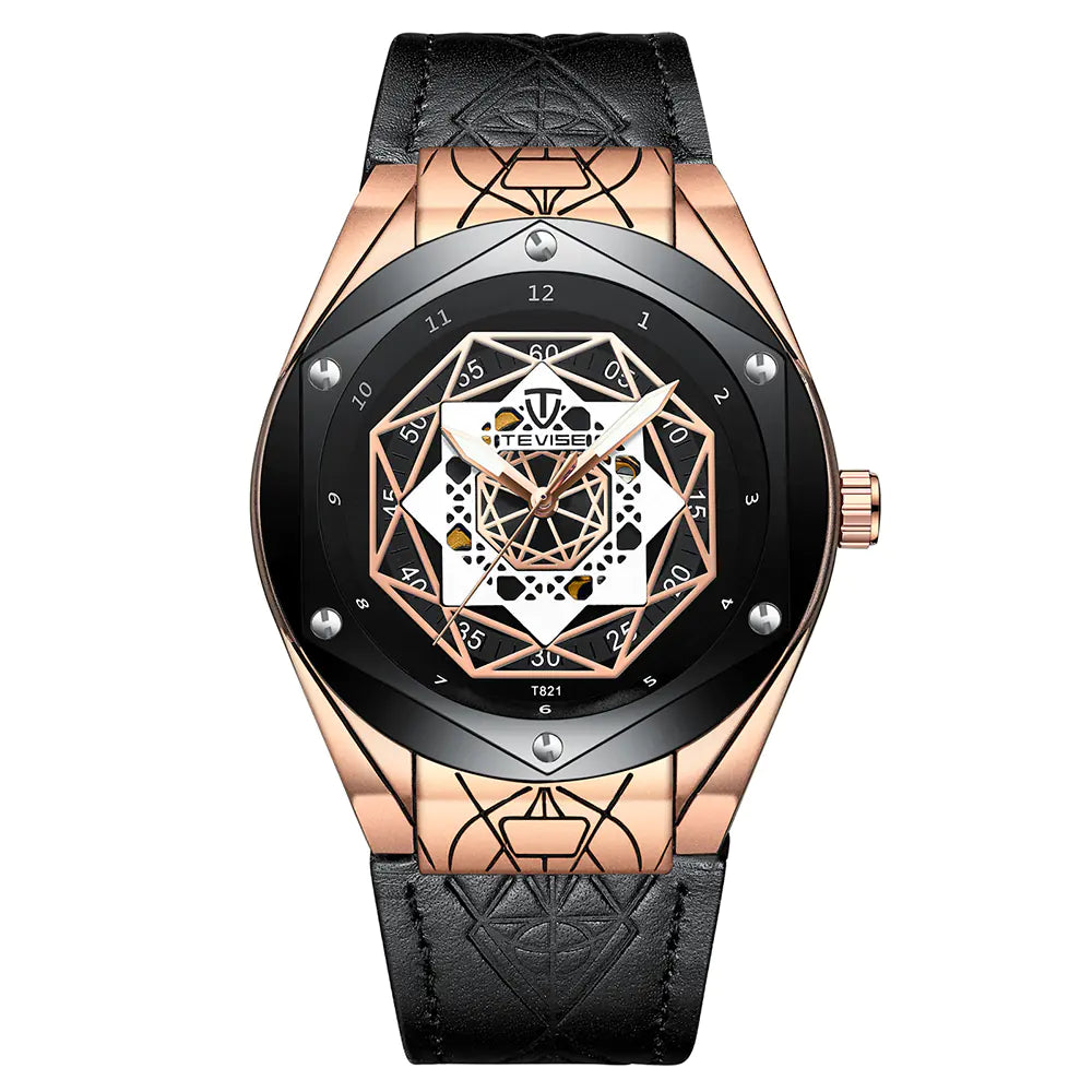 Montre Automatique Homme Tevise Spider – Étanche & Élégante