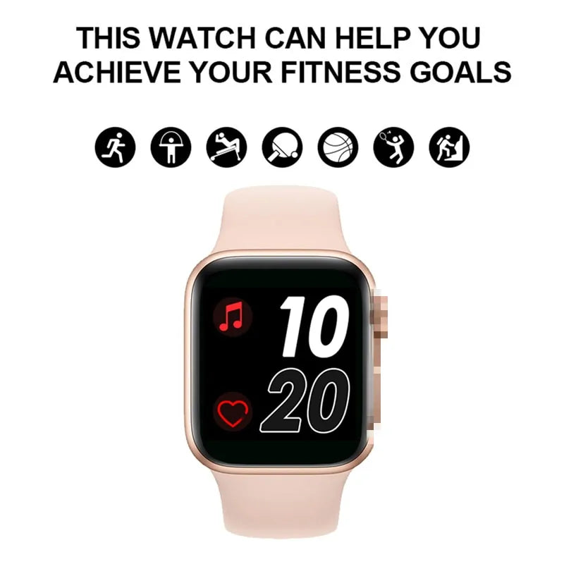 Montre Connectée Élégante HD – Suivi Santé & Notification