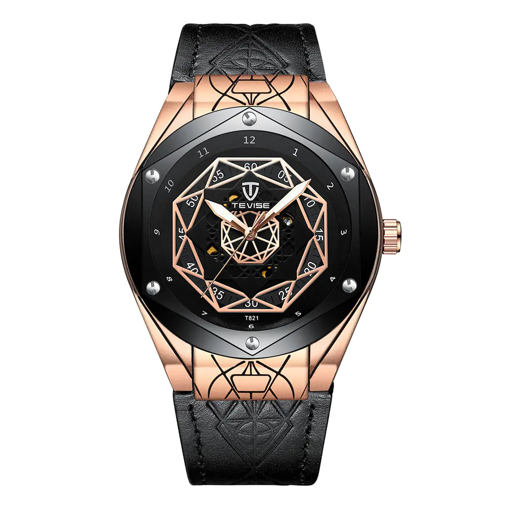 Montre Automatique Homme Tevise Spider – Étanche & Élégante