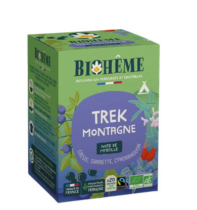 Infusion Bio "Trek Montagne" – Cassis, Myrtille & Sarriette