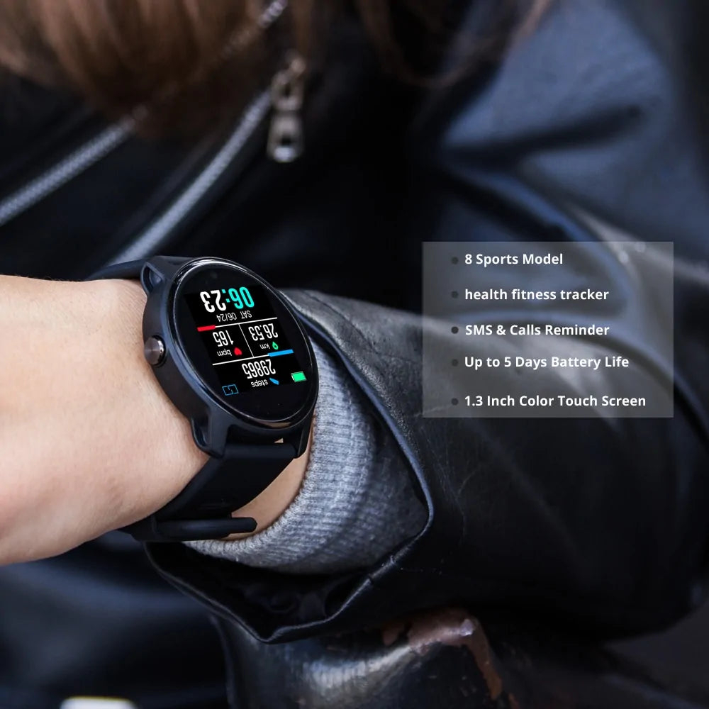 Montre Connectée S08 – Cardio, Sport, Étanche IP68