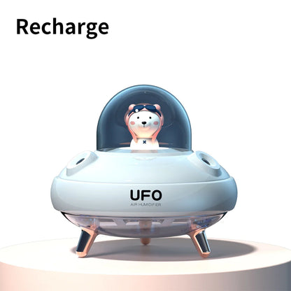 Humidificateur USB Double Jet 400ml – Silencieux & LED
