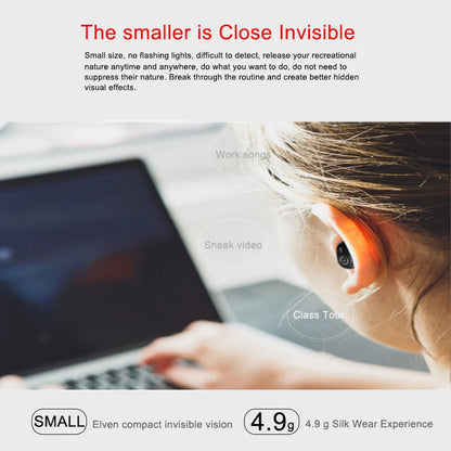 Mini Écouteur Bluetooth Invisible – Réduction de Bruit, Microphone Intégré
