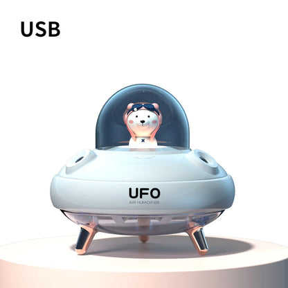 Humidificateur USB Double Jet 400ml – Silencieux & LED