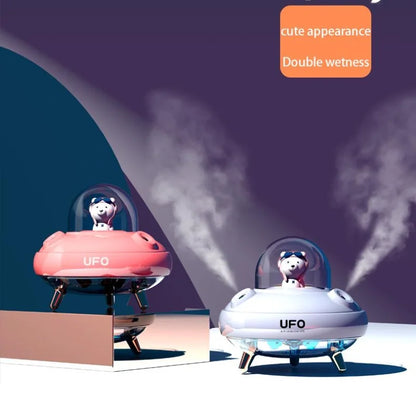 Humidificateur USB Double Jet 400ml – Silencieux & LED