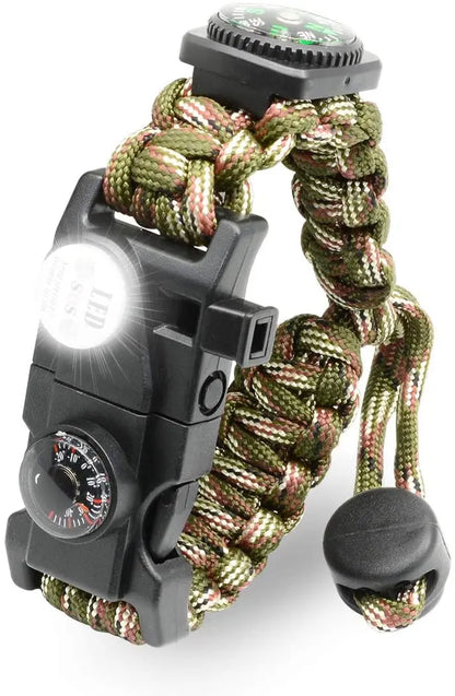 Bracelet Tactique 21-en-1 – Survie & Aventure