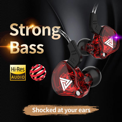 Écouteurs Filaire QKZ AK6 – Son HiFi, Micro & Basses Puissantes