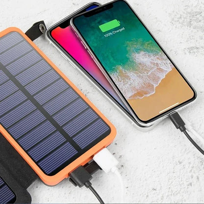 Batterie Solaire Étanche avec Panneaux Pliables