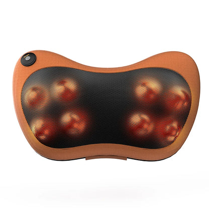 Coussin de Massage Shiatsu Chauffant – Soulage Nuque, Dos et Épaule
