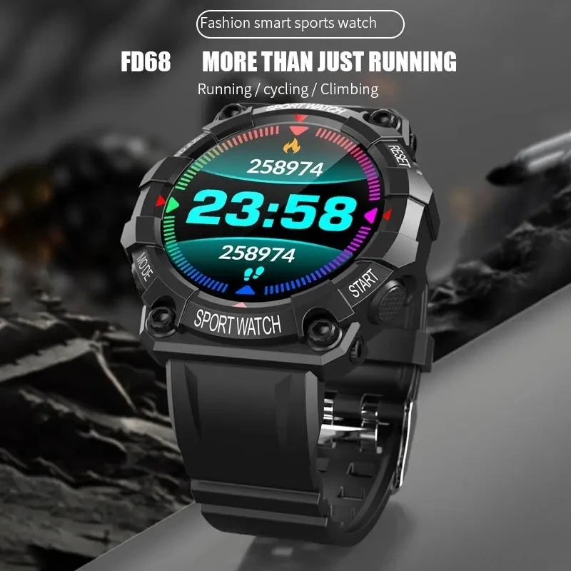 Montre Connectée SUPMANGO – Suivi Santé & Podomètre