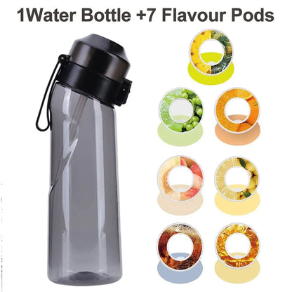 Gourde Aromatisée 650ml – 7 Capsules de Fruits & Sans BPA