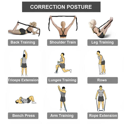 Bande Élastique de Yoga & Fitness – Étirements & Pilates