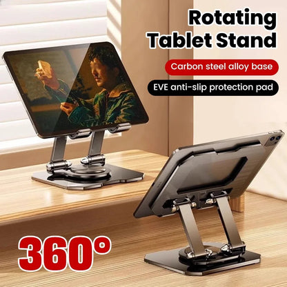Support Pliable 360° pour PC & Tablette – Aluminium