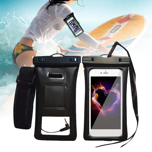 Pochette Étanche avec Brassard – Sport, Plongée, Audio Intégré
