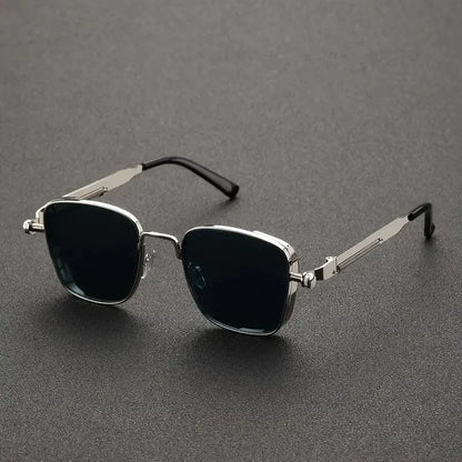 Lunettes de Soleil Homme Polarisées Métal Style Punk UV400
