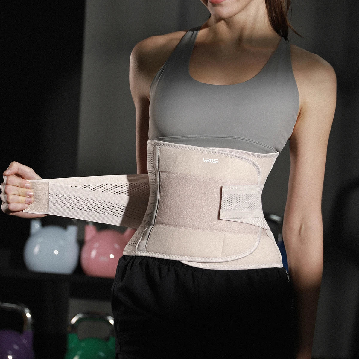 Ceinture Lombaire Universelle Beige – Soutien & Posture