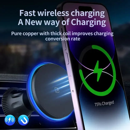 Chargeur Auto MagSafe – Rapide & Sécurisé iPhone 12–15
