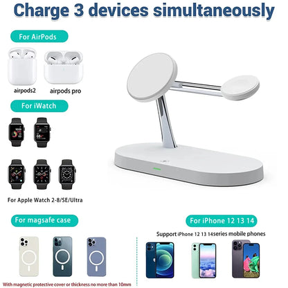 Station de Charge 3-en-1 MagSafe – iPhone, Apple Watch & AirPods