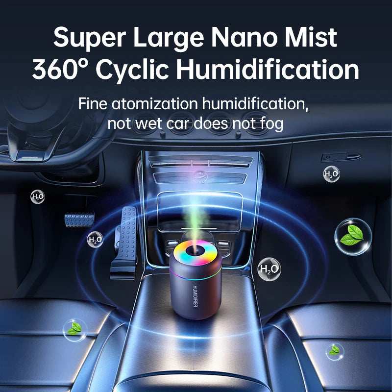 Mini Humidificateur USB 180ml – Brume & Huiles Essentielles