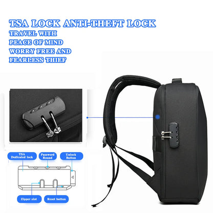 Sac à dos homme USB antivol étanche – EVA