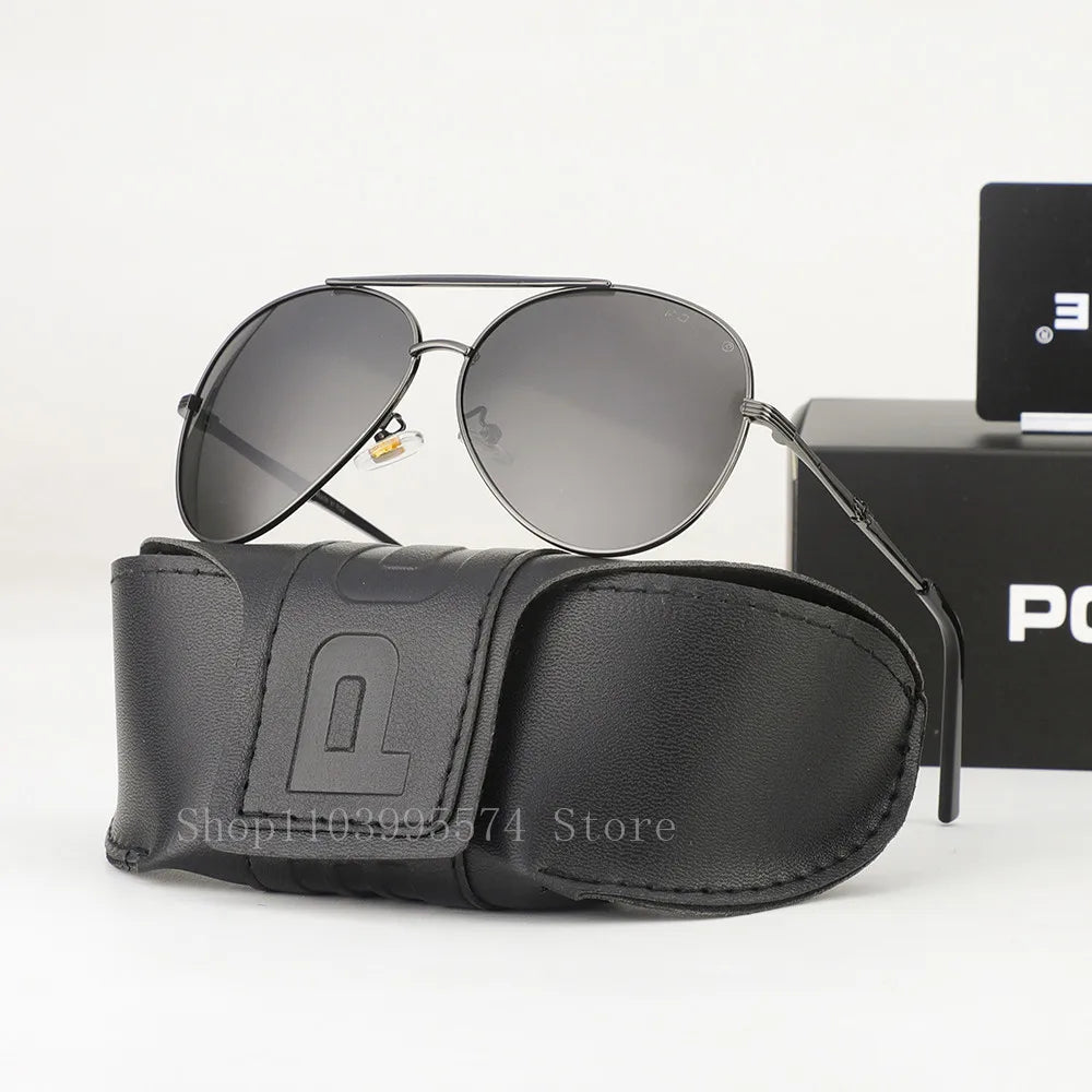 Lunettes de Soleil Homme Polarisées – Style Pilote Haut de Gamme
