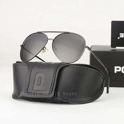 Lunettes de Soleil Homme Polarisées – Style Pilote Haut de Gamme