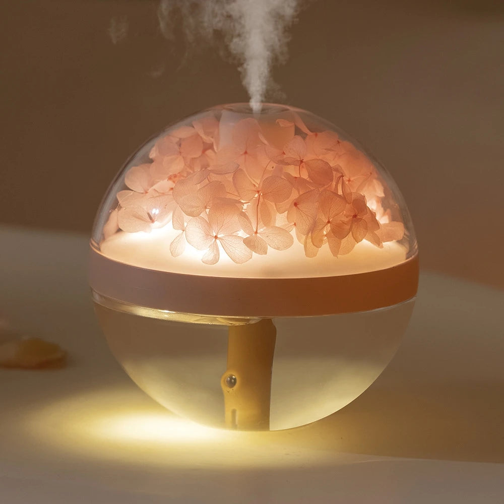 Diffuseur Floral Ultrasonique – Ambiance Zen & Humidification Élégante