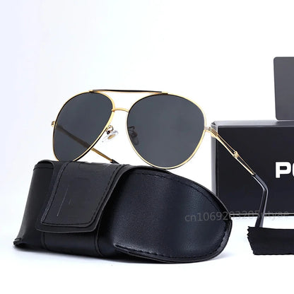 Lunettes de Soleil Homme Polarisées – Style Pilote Haut de Gamme