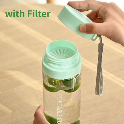Gourde Filtrante Portable 600/800ml – Anti-Chute & Sans BPA