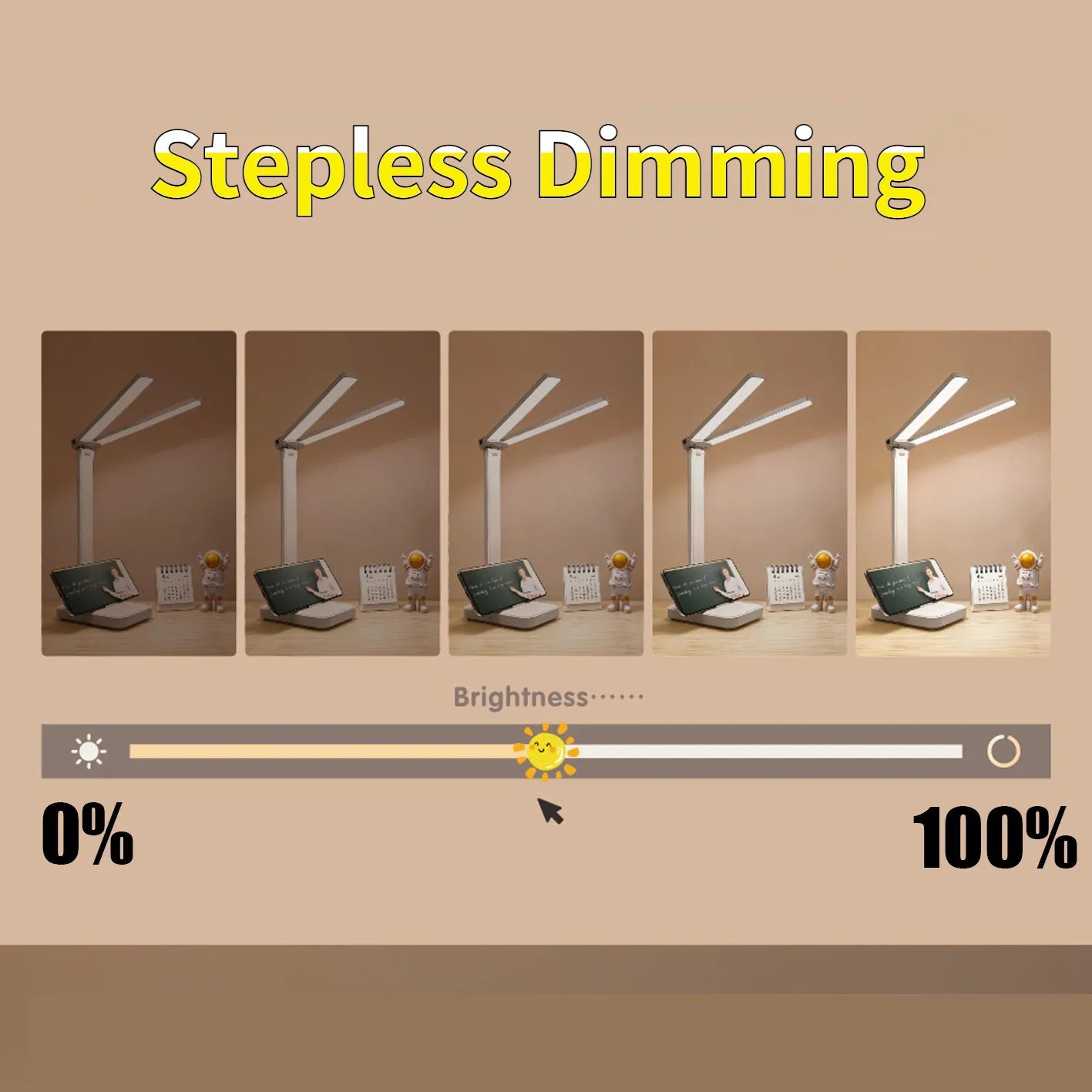 Lampe de Bureau LED Pliable – Élégance & Praticité