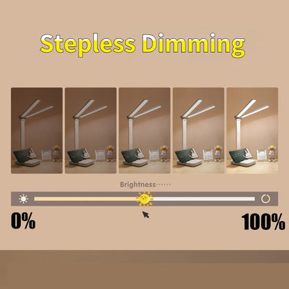 Lampe de Bureau LED Pliable – Élégance & Praticité