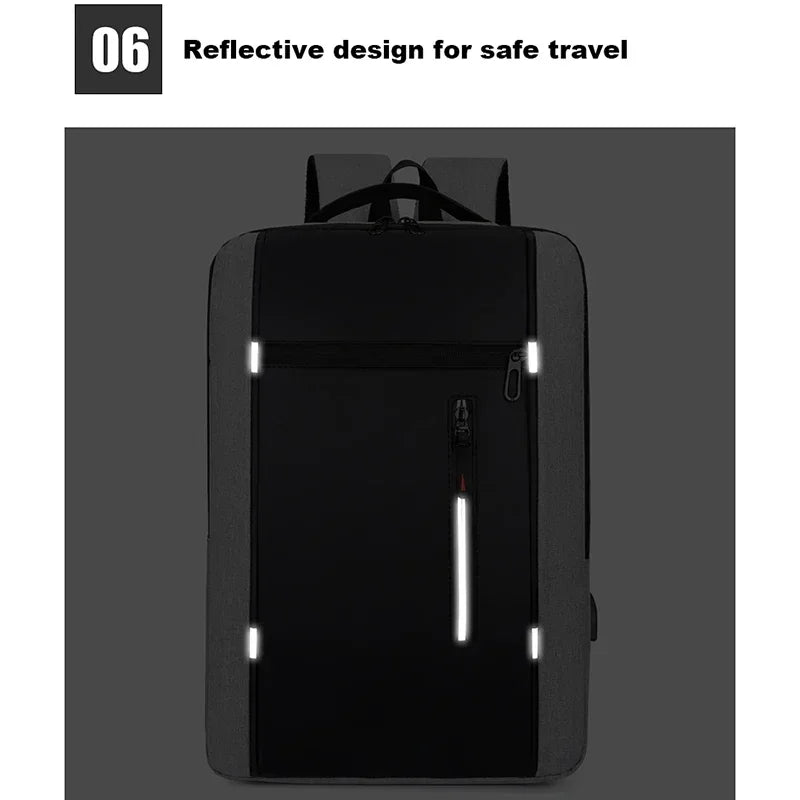 Sac à dos imperméable homme 15.6" grande capacité
